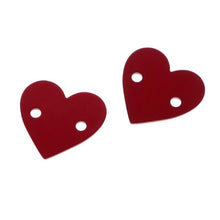 Load image into Gallery viewer, Super cute acrylic shoelace decorations from the school fundraising shop. These are hearts