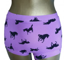 Load image into Gallery viewer, Womens Cotton Underwear - Full Briefs Horses design. Proudly hand made in New Zealand.