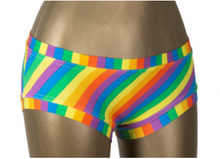 Load image into Gallery viewer, Womens Hipster Cotton Underwear - Rainbow design. Proudly hand made in New Zealand.