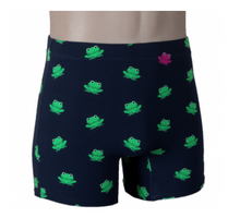 Load image into Gallery viewer, Mens cotton underwear, Frogs design, hand made in New Zealand.